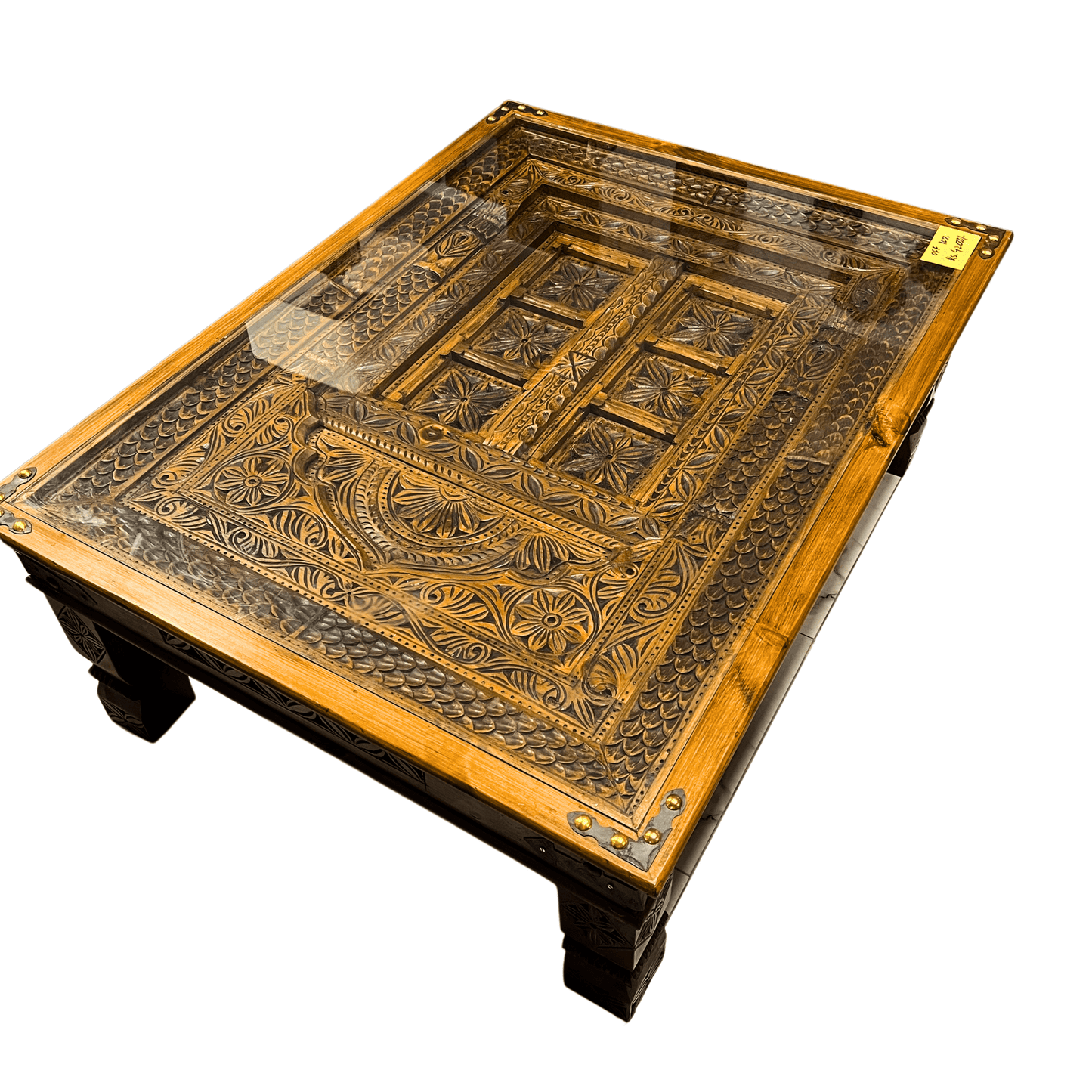 Traditional Central Table Hand Carved