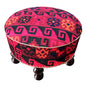 Wooden Ottoman Kilim poshish